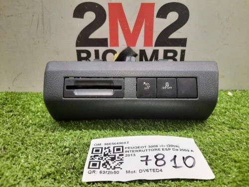Interruttore ESP 96656490XT INTERRUTTORE Peugeot 3008 I 2009
