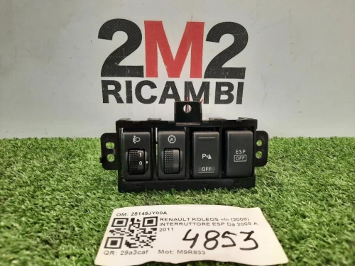 Interruttore ESP 25145JY00A INTERRUTTORE ESP Renault Koleos I 2008