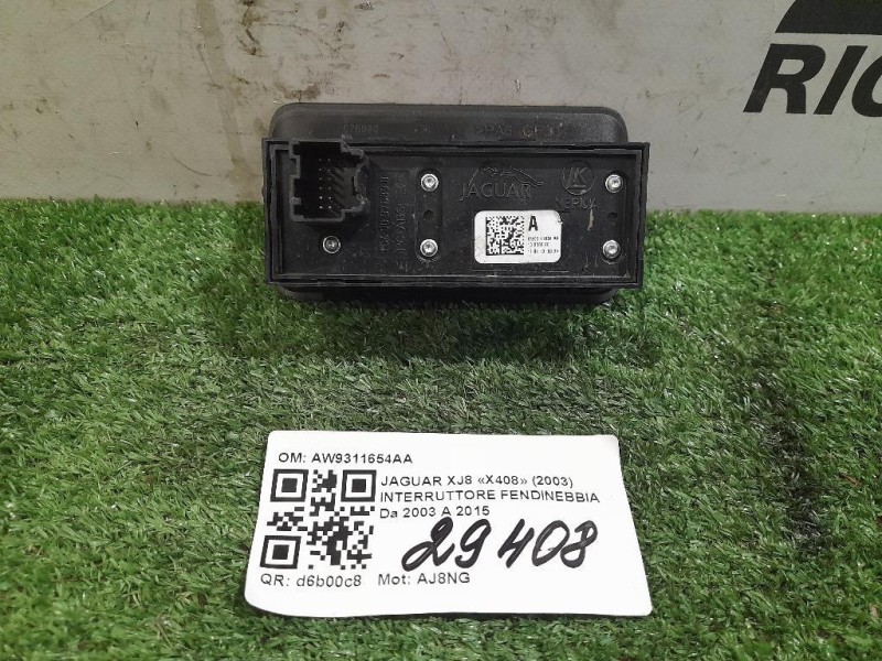 Interruttore Fendinebbia AW9311654AA Jaguar XJ8 X408 2003