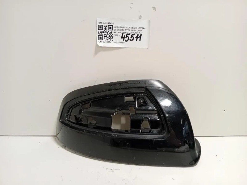 Calotta Specchio Retrovisore ANT DX A 3146436 Mercedes Classe C W204 2011