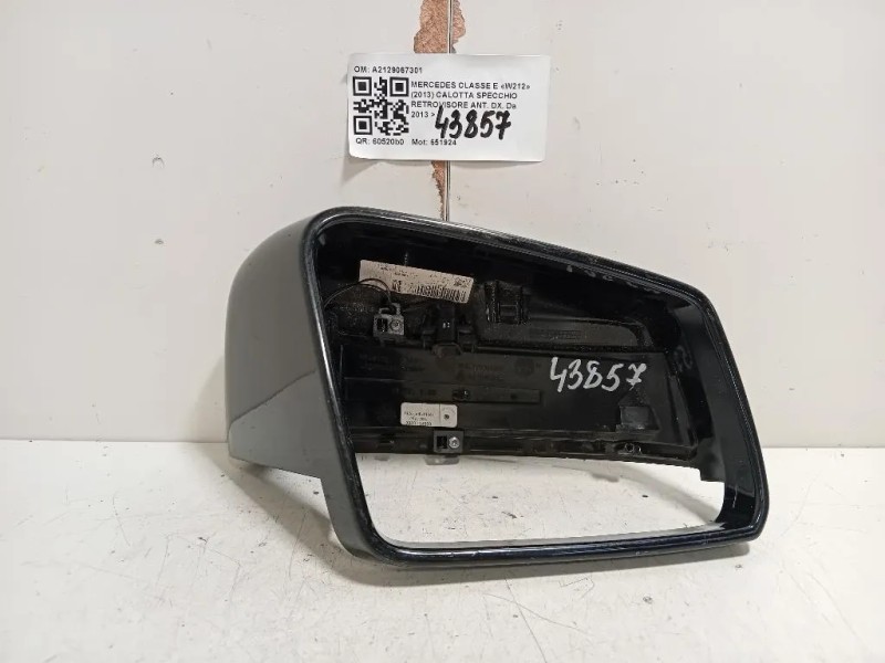 Calotta Specchio Retrovisore ANT DX A2129067301 Mercedes Classe E W212 2013