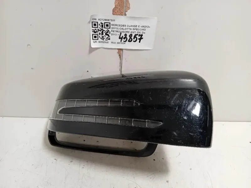 Calotta Specchio Retrovisore ANT DX A2129067301 Mercedes Classe E W212 2013