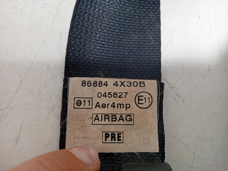 Cintura DI Sicurezza Sedile ANT DX 86884 4X30B Nissan Navara 2010
