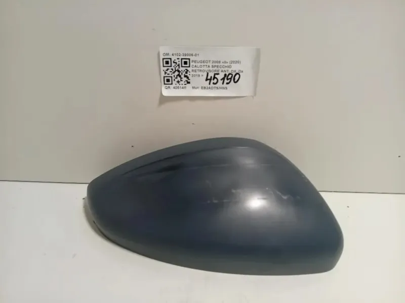 Calotta Specchio Retrovisore ANT DX 4102-39006-01 Peugeot 2008 II 2020