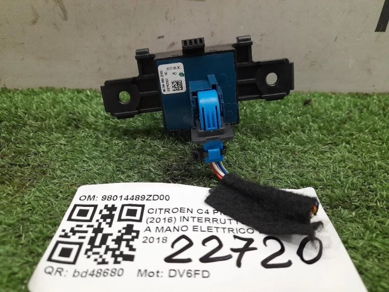 Interruttore Freno A MANO Elettrico 98014489ZD00 Citroen C4 Grand Picasso II 2016