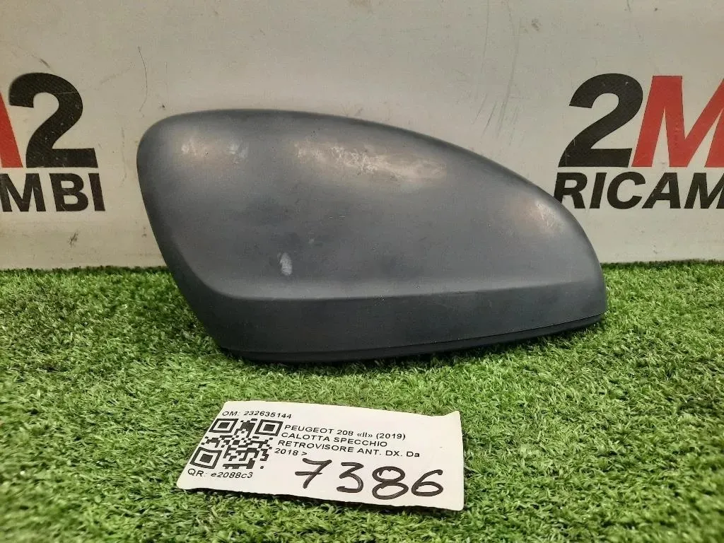Calotta Specchio Retrovisore ANT DX 232635144 Peugeot 208 II 2019