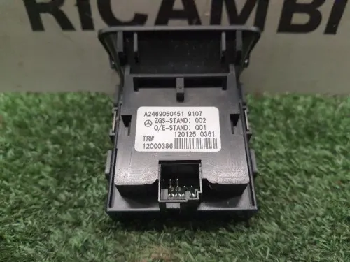 Interruttore Freno A MANO Elettrico A2469050451 Mercedes Classe B W246 2014