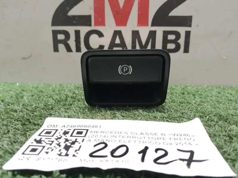 Interruttore Freno A MANO Elettrico A2469050451 Mercedes Classe B W246 2014