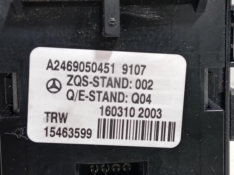 Interruttore Freno A MANO Elettrico A2469050451 Mercedes Classe GLE W166 2015