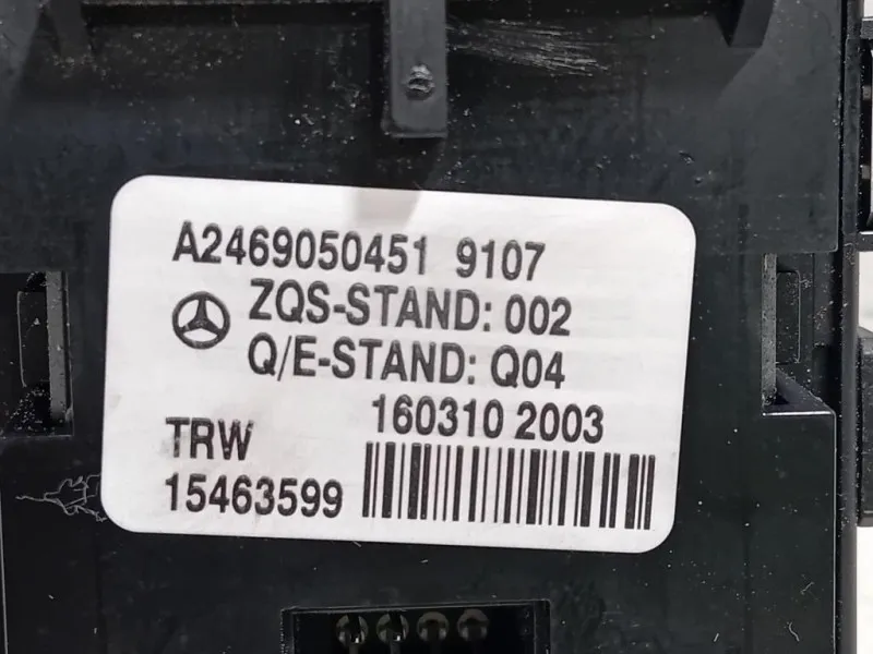 Interruttore Freno A MANO Elettrico A2469050451 Mercedes Classe GLE W166 2015