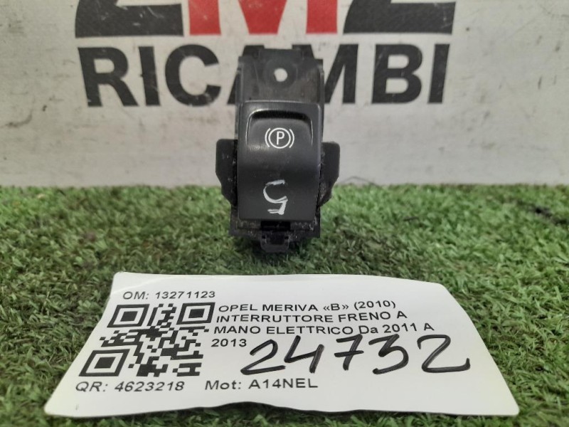 Interruttore Freno A MANO Elettrico 13271123 Opel Meriva B 2010