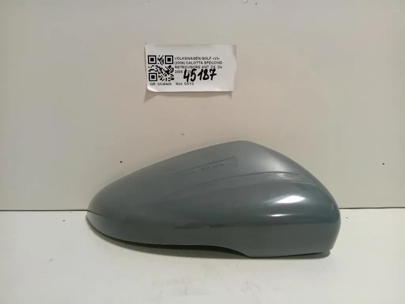 Calotta Specchio Retrovisore ANT DX 5K0857538A9B9 Volkswagen GOLF VI 2009
