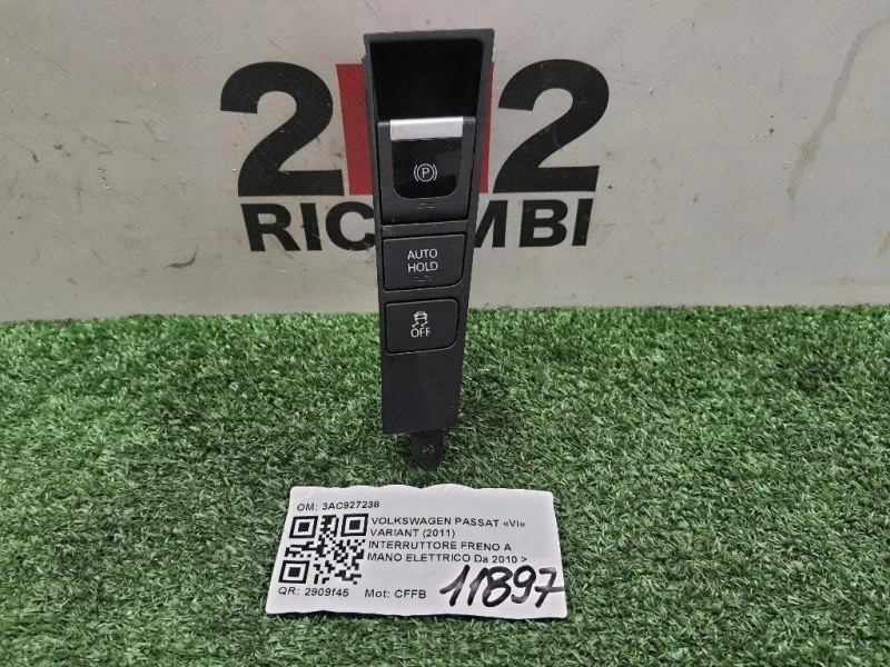 Interruttore Freno A MANO Elettrico 3AC927238 Volkswagen Passat VI Variant 2011