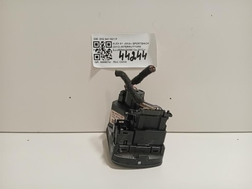 Interruttore Illuminazione 8X2 941 531 P Audi A1 8XA Sportback 2012