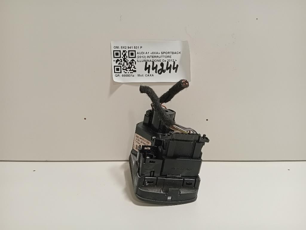Interruttore Illuminazione 8X2 941 531 P Audi A1 8XA Sportback 2012