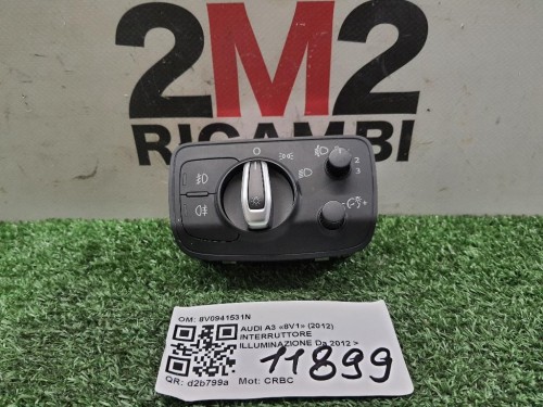 Interruttore Illuminazione 8V0941531N Audi A3 8V1 2012