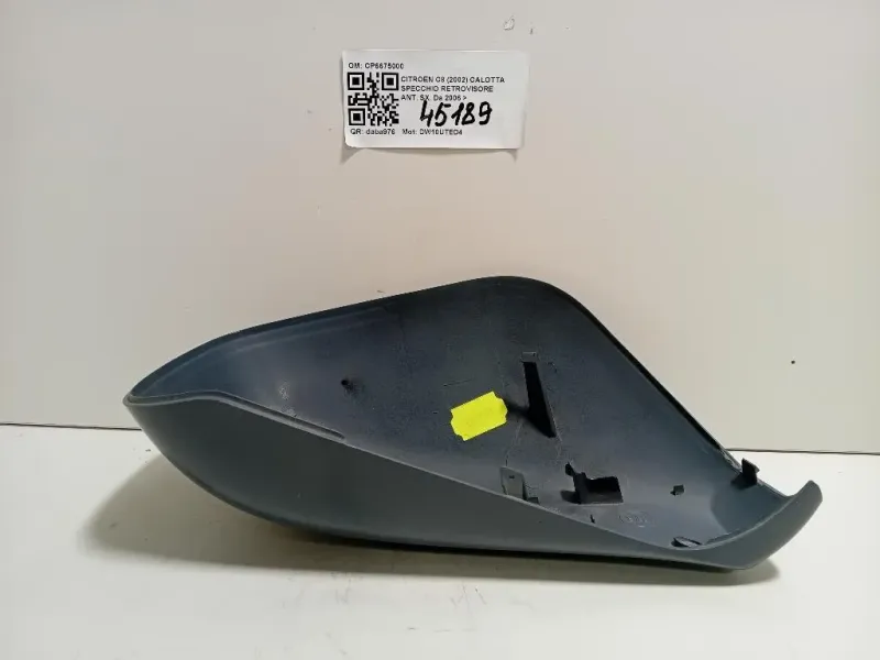 Calotta Specchio Retrovisore ANT SX CP6675000 Citroen C8 2002