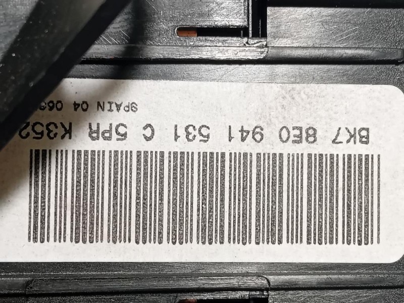 Interruttore Illuminazione 8E0 941 531 C Audi A4 8K2 2012