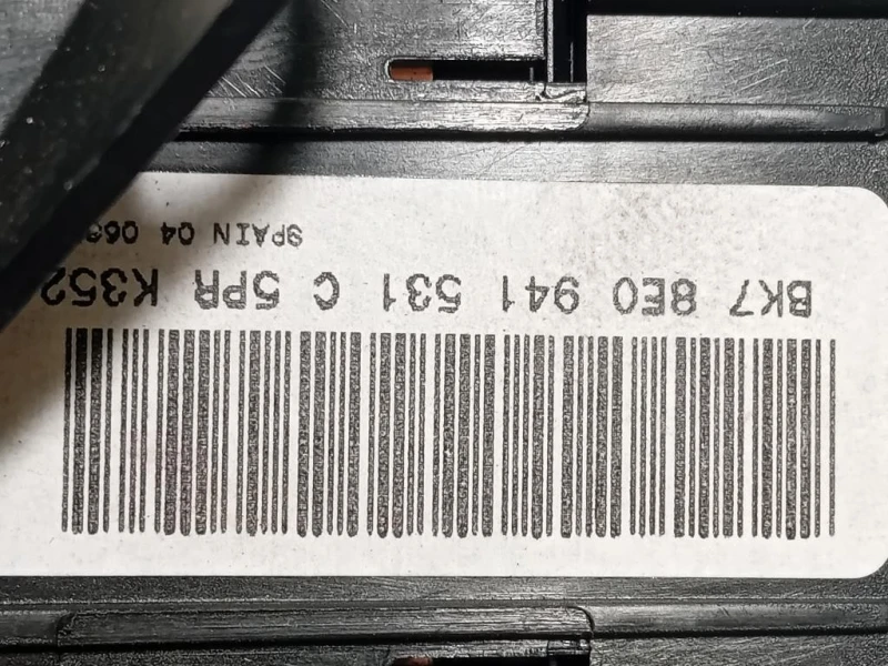 Interruttore Illuminazione 8E0 941 531 C Audi A4 8K2 2012