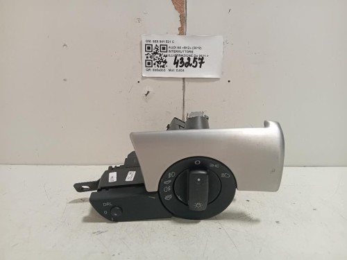 Interruttore Illuminazione 8E0 941 531 C Audi A4 8K2 2012