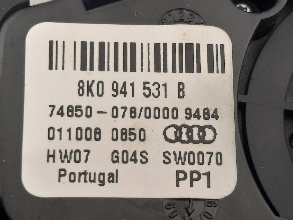 Interruttore Illuminazione 8K0 941 531 B Audi A4 8K5 Avant 2008
