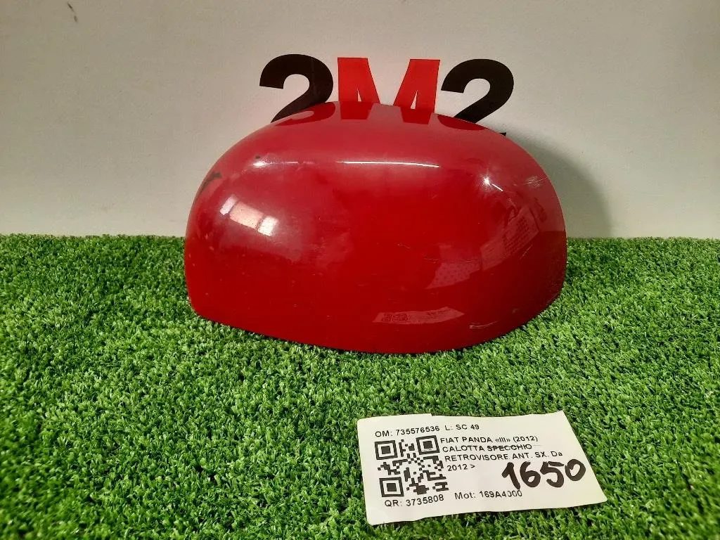 Calotta Specchio Retrovisore ANT SX 735576536 Fiat Panda III 2012