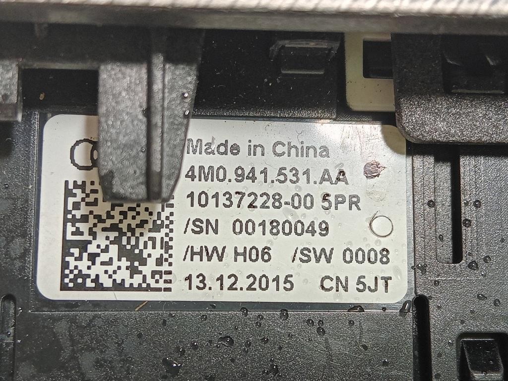 Interruttore Illuminazione 4M0 941 531 AA Audi A4 8W5 Avant 2015