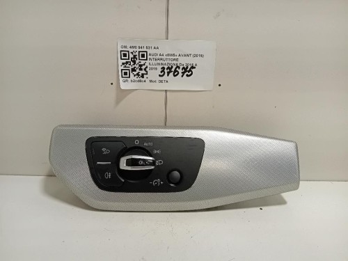 Interruttore Illuminazione 4M0 941 531 AA Audi A4 8W5 Avant 2015