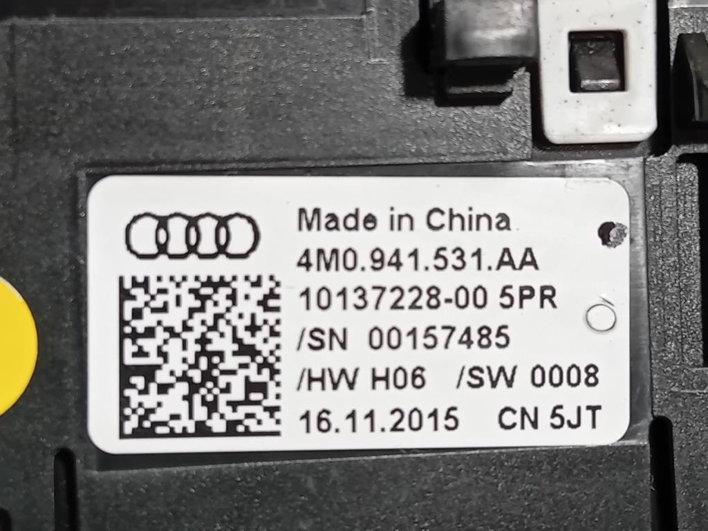 Interruttore Illuminazione 4M0 941 531 AA Audi A4 8W5 Avant 2015