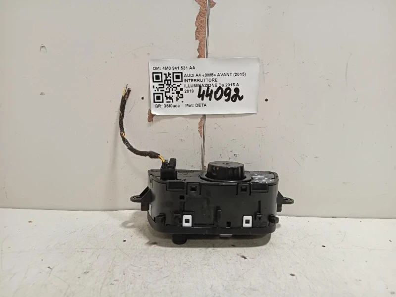 Interruttore Illuminazione 4M0 941 531 AA Audi A4 8W5 Avant 2015