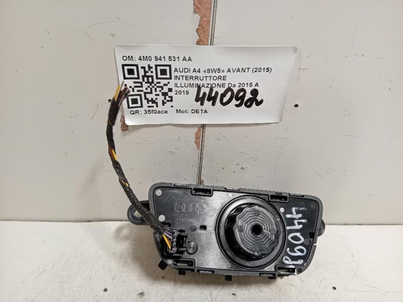 Interruttore Illuminazione 4M0 941 531 AA Audi A4 8W5 Avant 2015