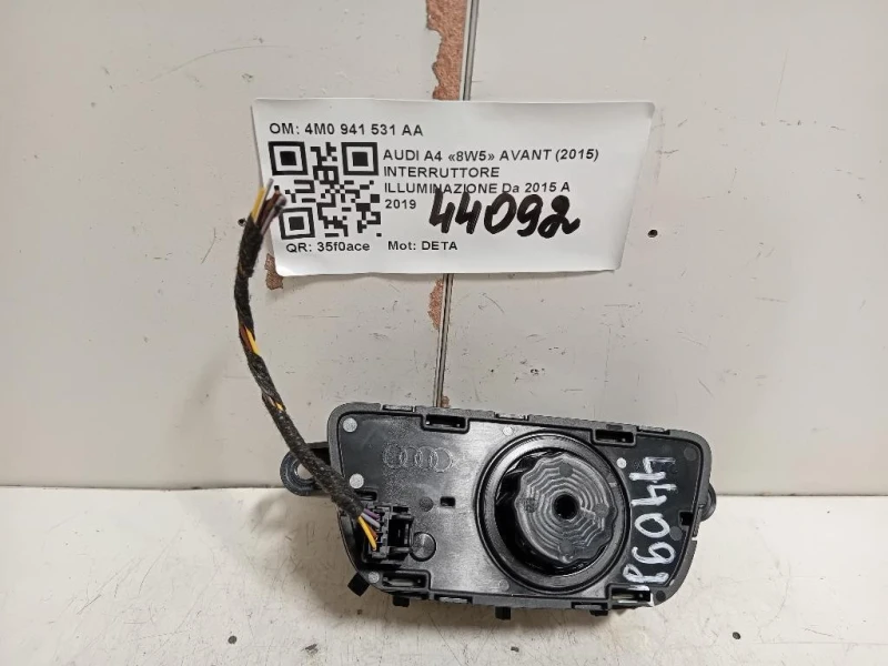 Interruttore Illuminazione 4M0 941 531 AA Audi A4 8W5 Avant 2015