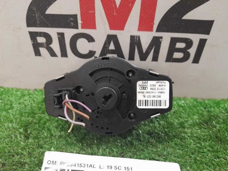 Interruttore Illuminazione 8K0941531AL Audi A5 8T3 2008