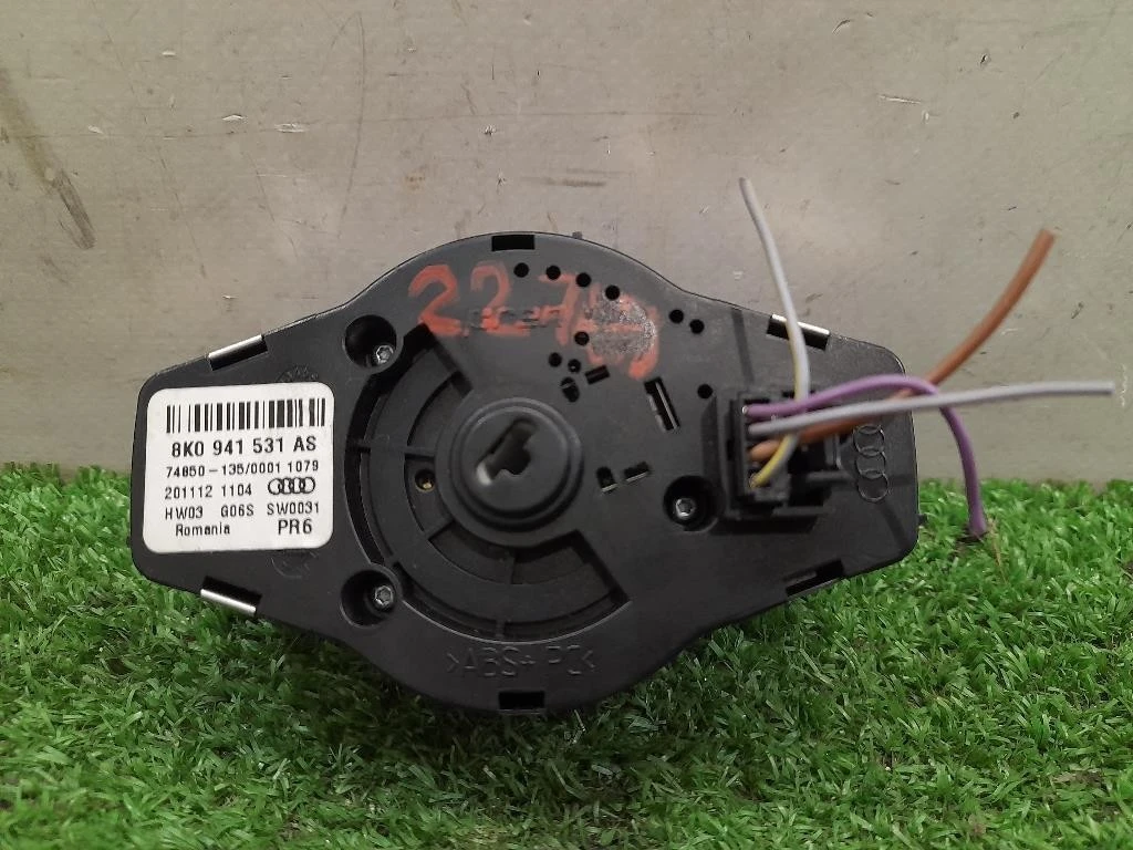 Interruttore Illuminazione 8K0941531AE Audi A5 8T3 2012