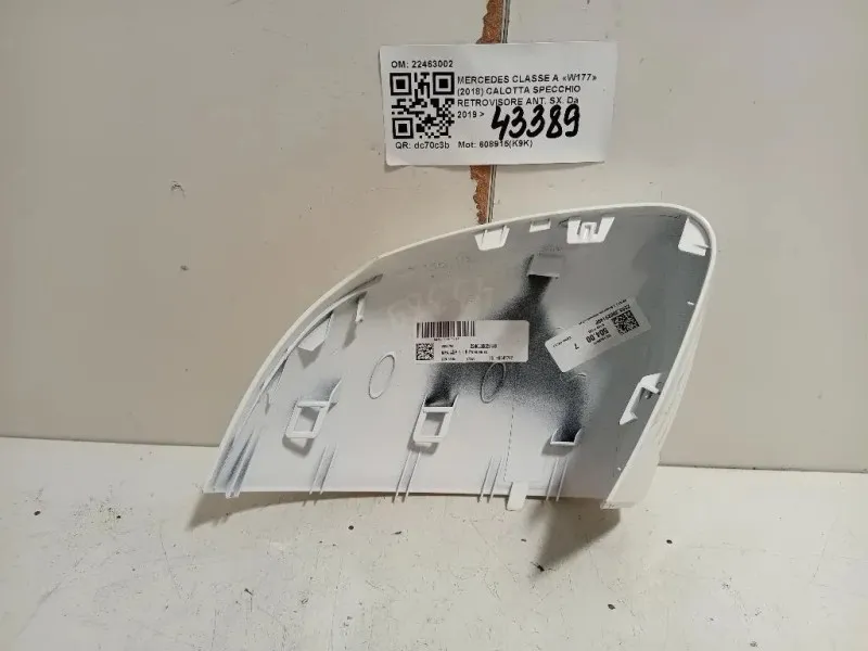 Calotta Specchio Retrovisore ANT SX 22463002 Mercedes Classe A W177 2018