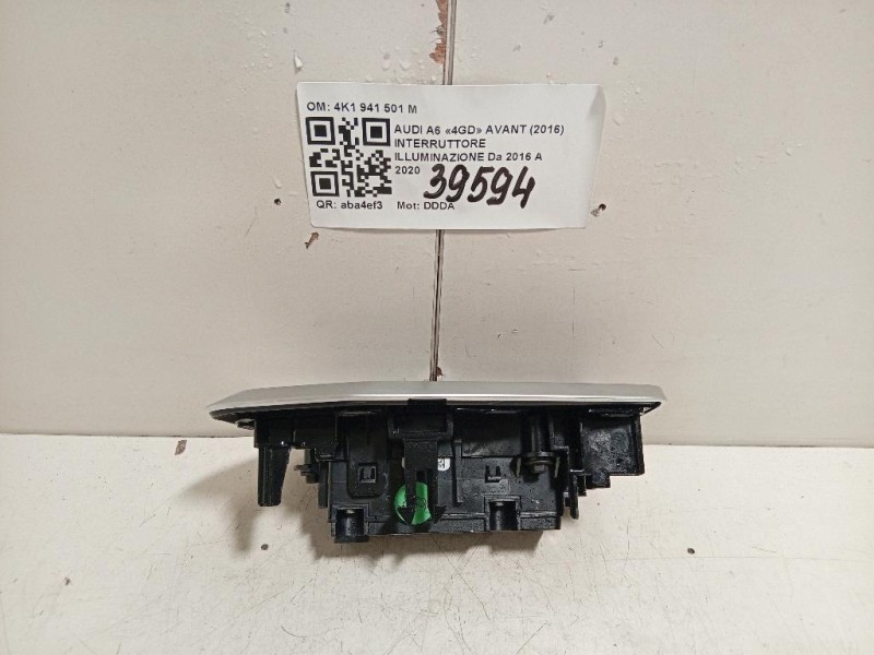 Interruttore Illuminazione 4K1941501M Audi A6 4GD Avant 2016