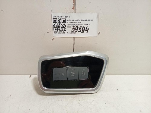 Interruttore Illuminazione 4K1941501M Audi A6 4GD Avant 2016
