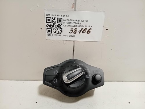 Interruttore Illuminazione 8K0 941 531 AS Audi Q5 8RB 2012