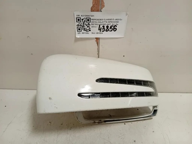 Calotta Specchio Retrovisore ANT SX A2129067201 Mercedes Classe E W212 2013