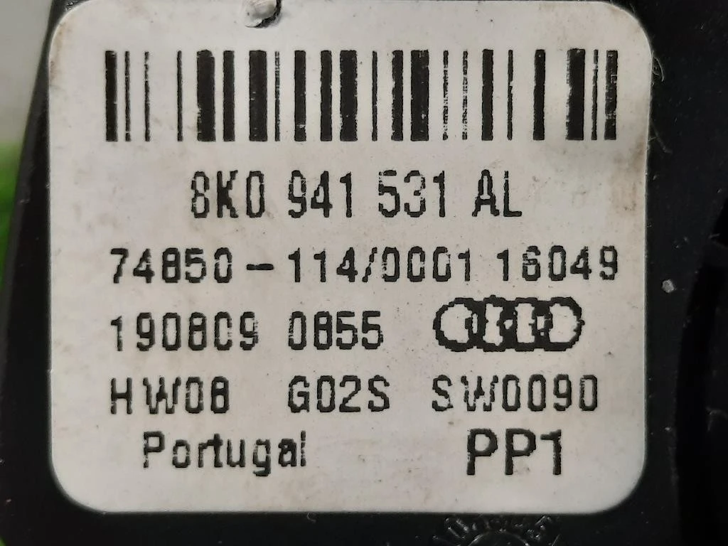 Interruttore Illuminazione 8K0 941 531 AL Audi Q5 8RB 2012