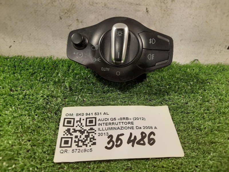Interruttore Illuminazione 8K0 941 531 AL Audi Q5 8RB 2012