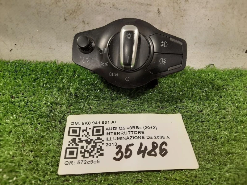 Interruttore Illuminazione 8K0 941 531 AL Audi Q5 8RB 2012