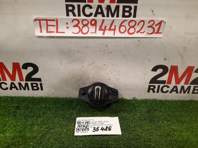 Interruttore Illuminazione 8K0 941 531 AL Audi Q5 8RB 2012