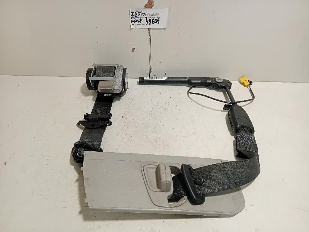 Cintura DI Sicurezza Sedile ANT DX 617023500 Opel Astra J 2012