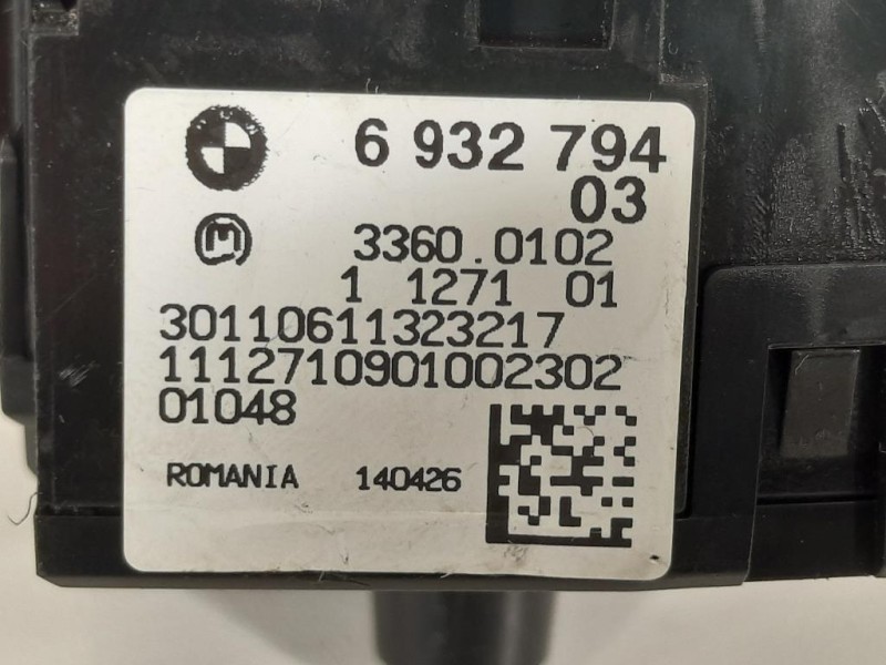 Interruttore Illuminazione 6932794 03 Bmw Serie 1 E87 Berlina 2005