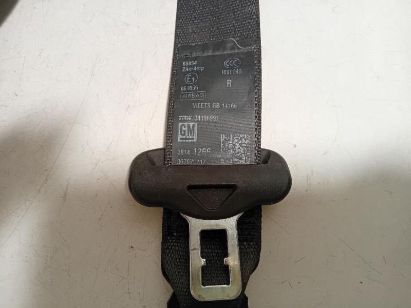 Cintura DI Sicurezza Sedile ANT DX 39141266 Opel Astra K 2016