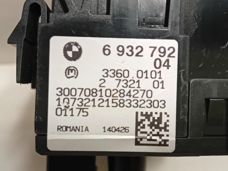 Interruttore Illuminazione 6932792 04 Bmw Serie 1 E87 Berlina 2005