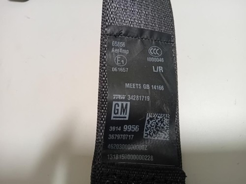 Cintura DI Sicurezza Sedile ANT DX