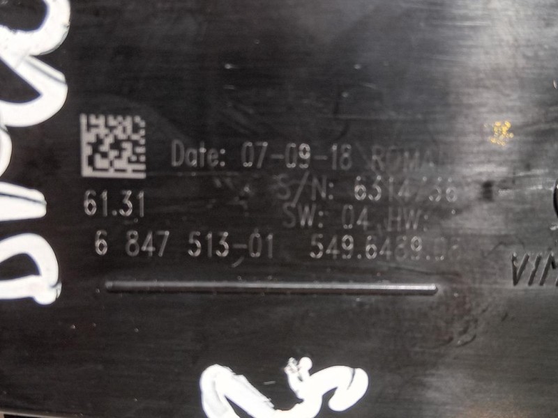 Interruttore Illuminazione 6131 6 847 513-01 Bmw Serie 1 F20 Berlina 2012