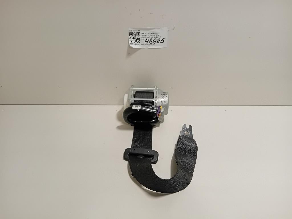 Cintura DI Sicurezza Sedile ANT DX 34133468 Opel Astra K 2016